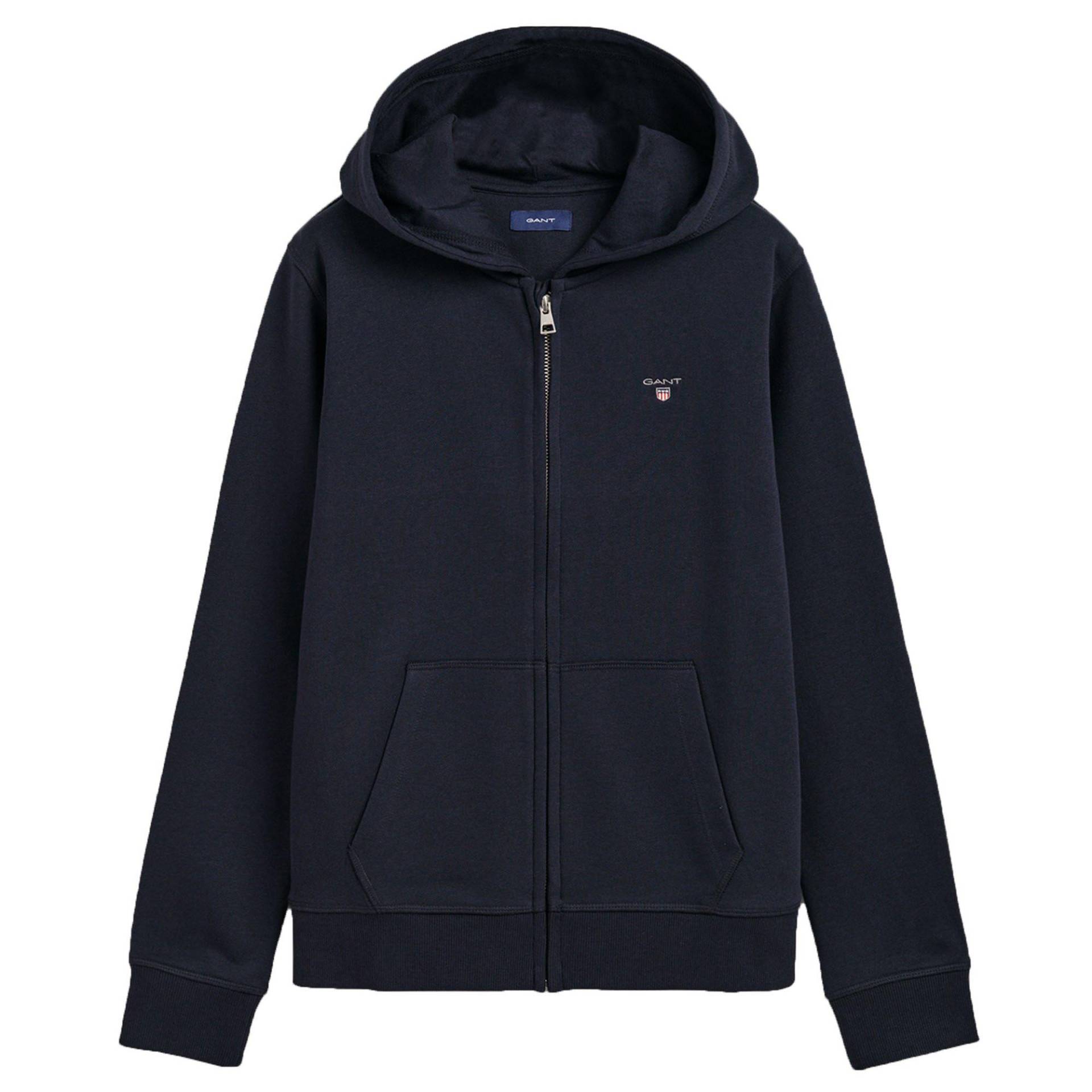 Sweatjacke Bequem Sitzend-the Original Full Zip Sweat Hoodie Mädchen Marine 122/128 von GANT