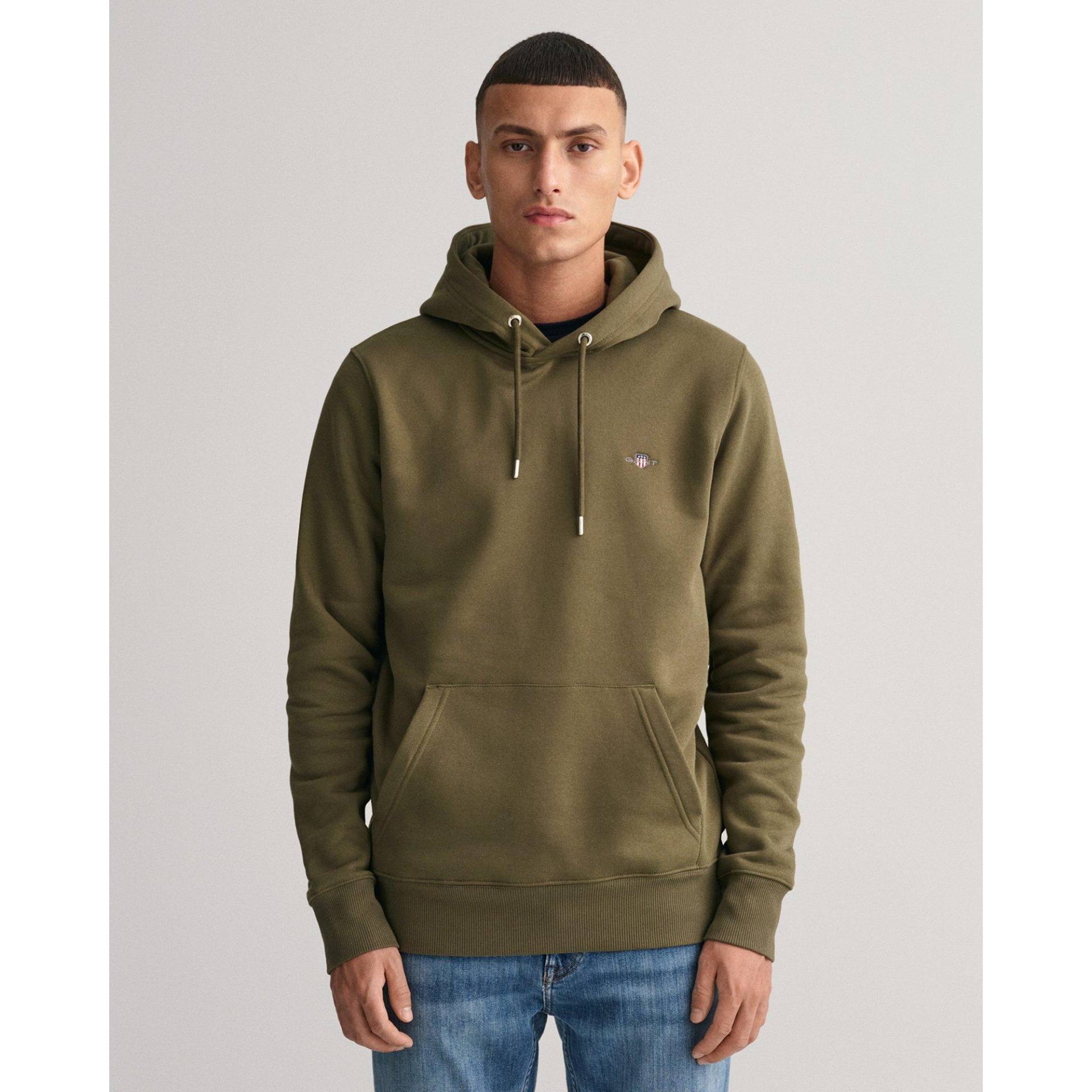 Hoodie Herren Olivegrün XXL von GANT