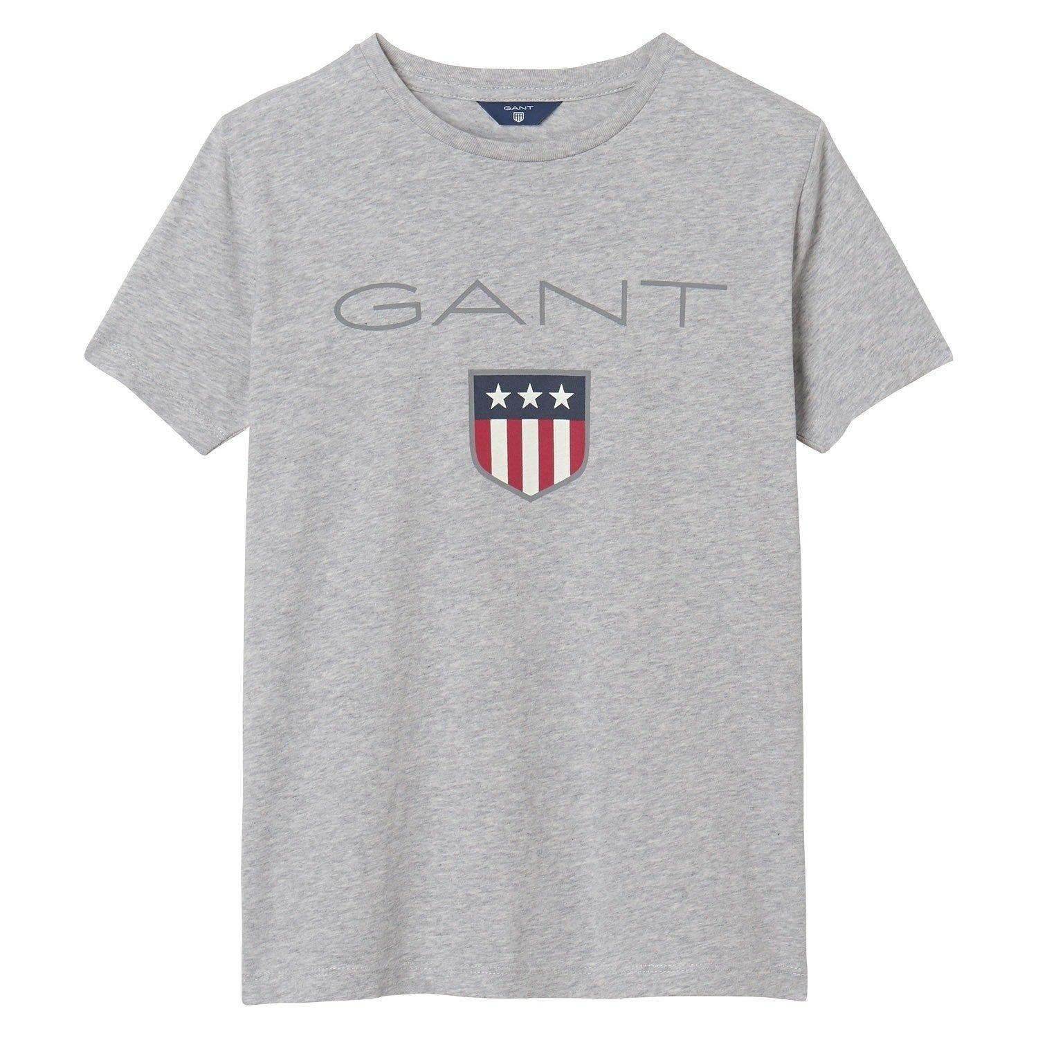 T-shirt Bequem Sitzend-shield Logo Mädchen Grau 170 von GANT