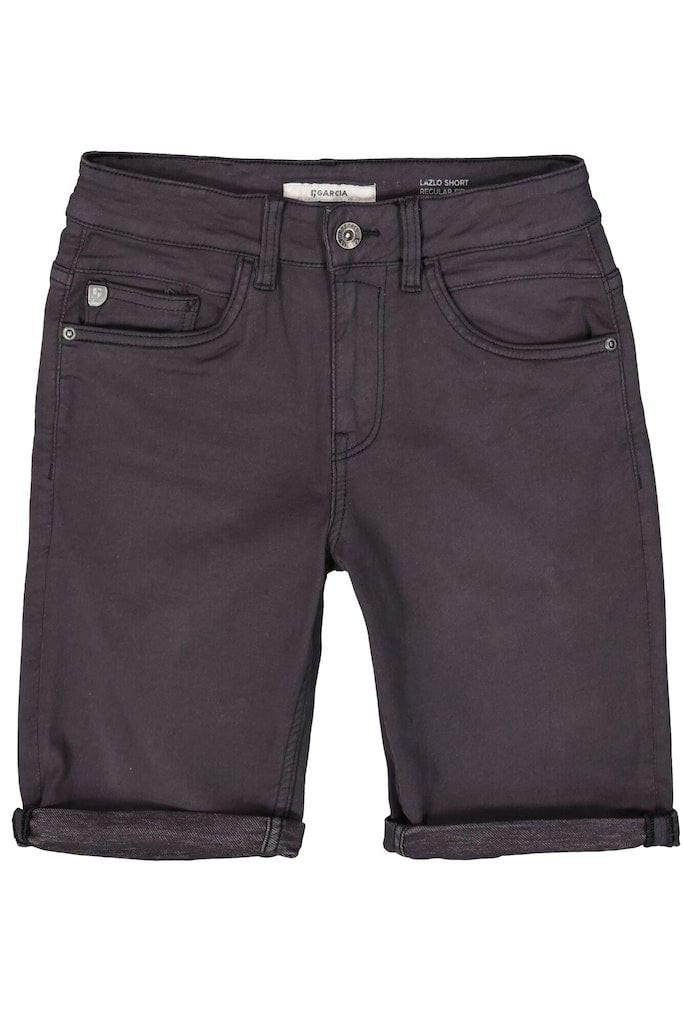 Jungen Jeans Shorts Lazlo Dark Grey Unisex Grau 134 von GARCIA