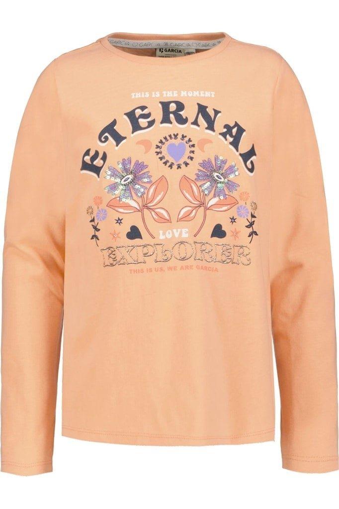 Mädchen Langarmshirt Eternal Mädchen Orange 104/110 von GARCIA