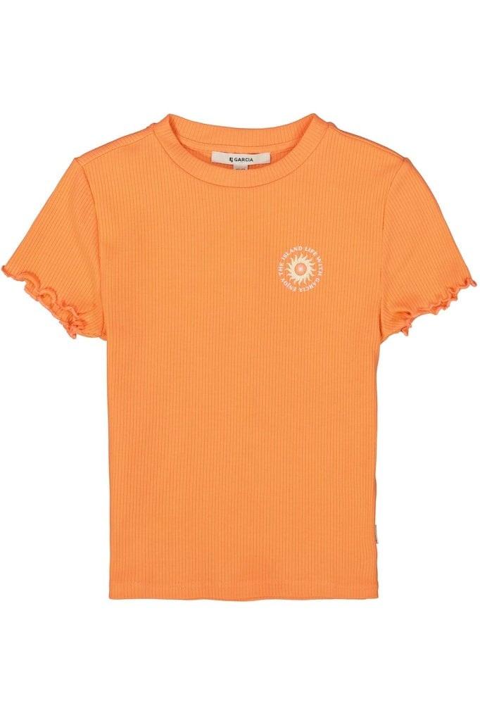 Mädchen T-shirt Mädchen Orange 152/158 von GARCIA