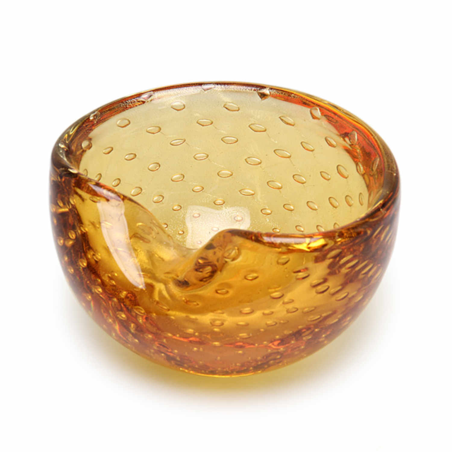 Bowl Balloton 1 Schüssel, Farbe bernstein-gold Bowl Balloton 1 Schüssel, Farbe bernstein-gold von GARDECO