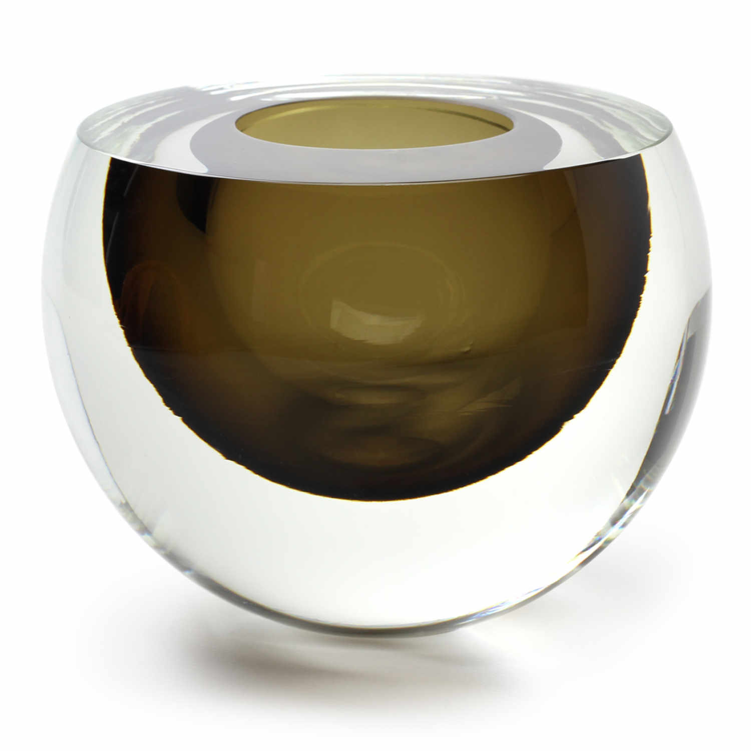 Bowl Drop Flat Vase, Farbe fume Bowl Drop Flat Vase, Farbe fume von GARDECO