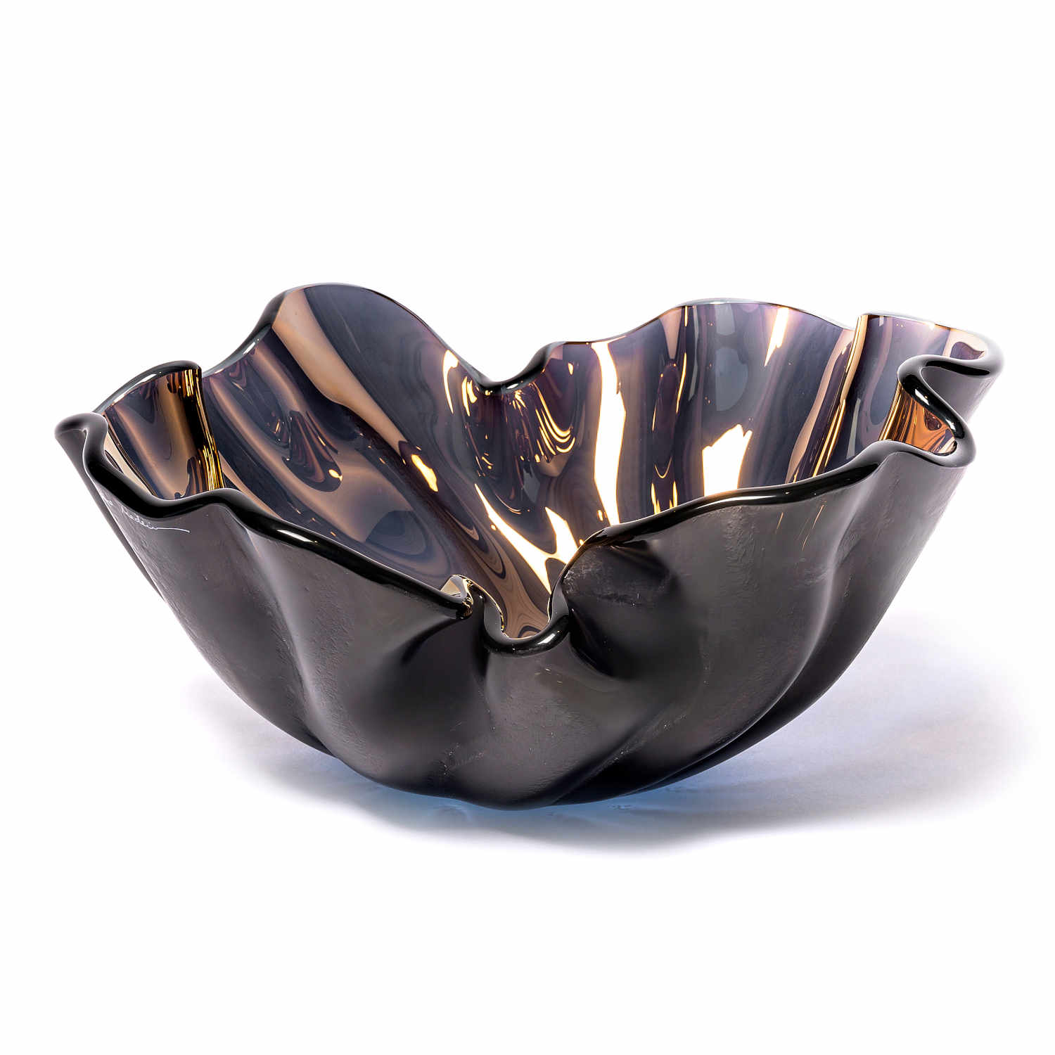 Bowl Lirio R Schüssel, Farbe bronze von GARDECO