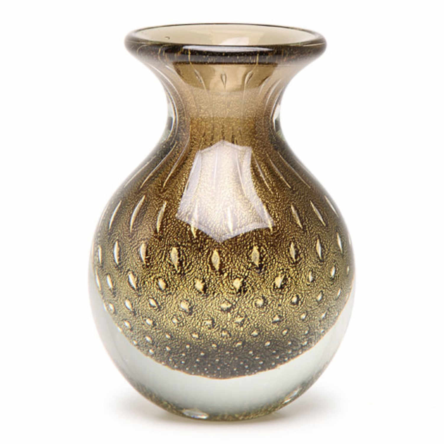 Mini Vase Balloton Low Vase, Farbe fume-gold Mini Vase Balloton Low Vase, Farbe fume-gold von GARDECO