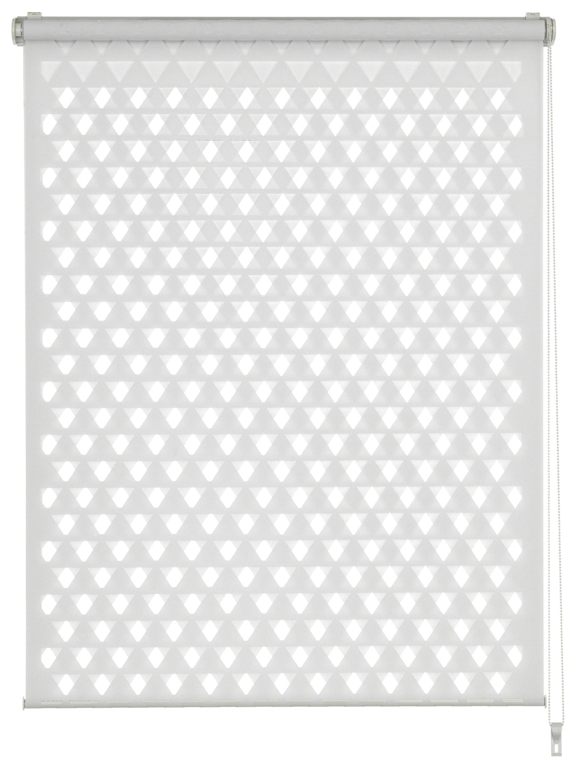 GARDINIA Doppelrollo »EASYFIX Duo Rollo Cut-Out Dreieck«, Lichtschutz, Sichtschutz, mit Bohren/ohne Bohren, freihängend, aussergewöhnliche Lichteffekte durch Cut-Out Stoff GARDINIA Doppelrollo »EASYFIX Duo Rollo Cut-Out Dreieck«, Lichtschutz, Sichtschutz, mit Bohren/ohne Bohren, freihängend, aussergewöhnliche Lichteffekte durch Cut-Out Stoff von GARDINIA