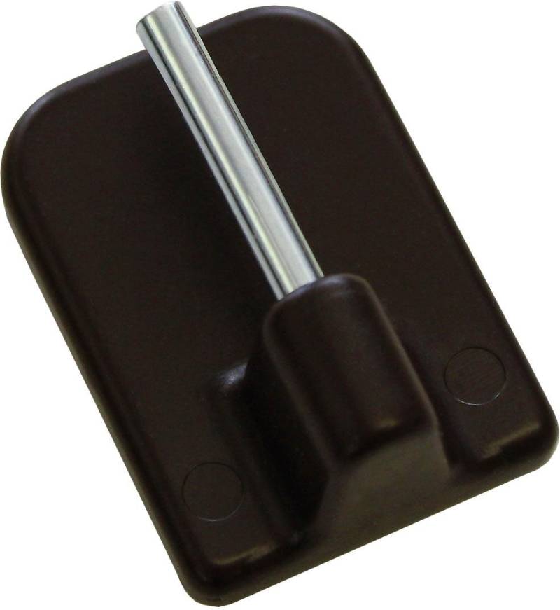 GARDINIA Gardinenstangenhalter, (Set, 4 St.), Serie Vitragestange flachoval Ø 11 mm von GARDINIA