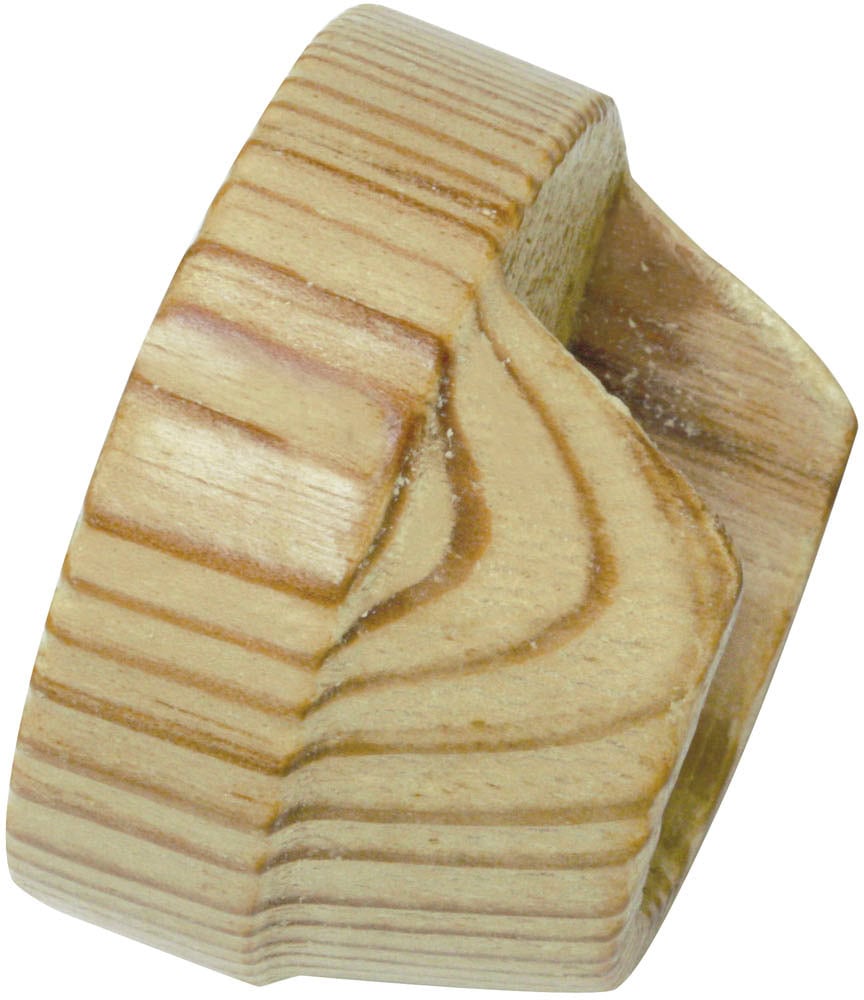 GARDINIA Gardinenstangenhalter »Wandlager für Ø 28 mm Holz«, (1 St.), Serie Gardinenstangen-Set Lugano Classic Ø 28 mm von GARDINIA