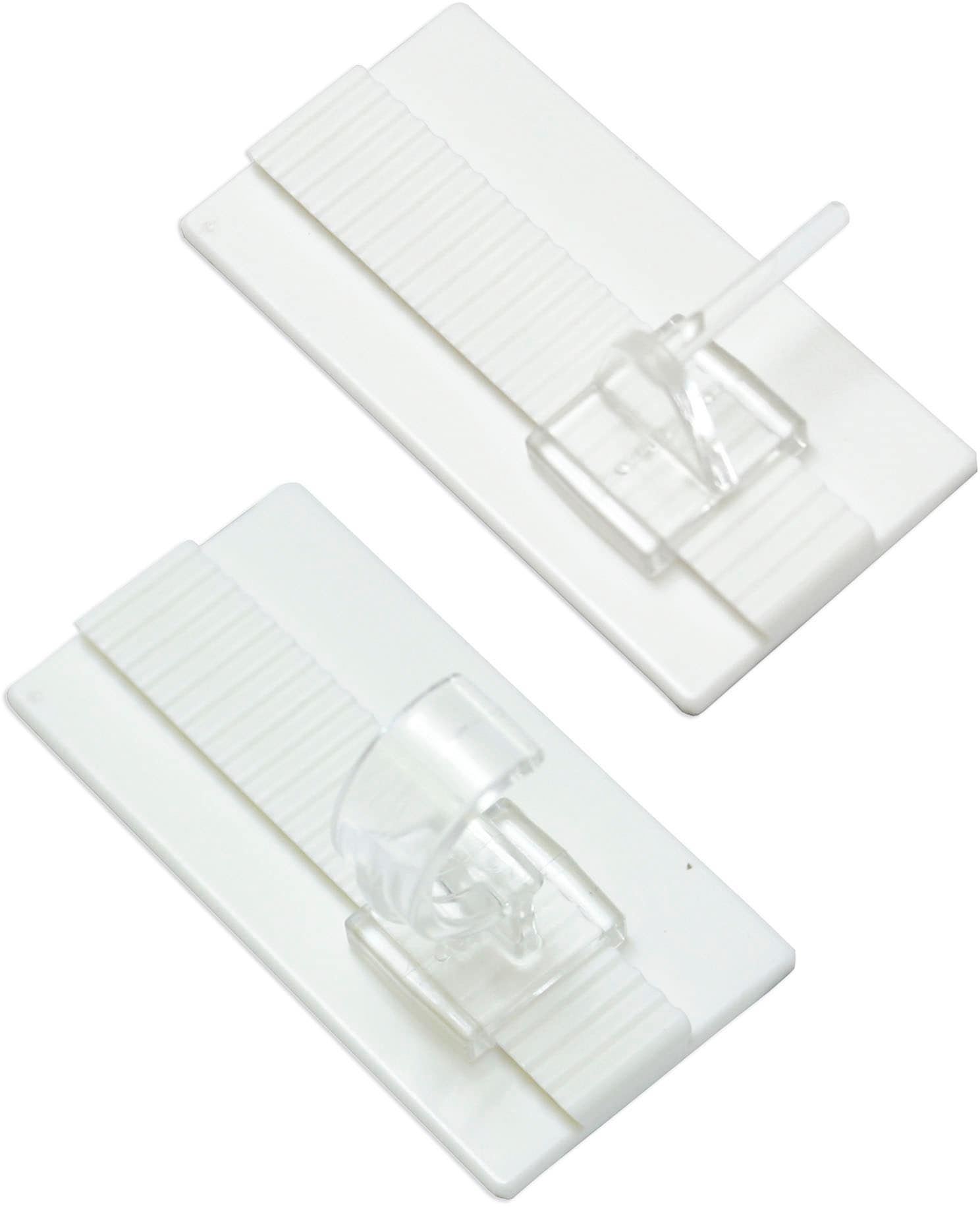 GARDINIA Gardinenstangenhalter »Klebehaken Universal«, (2 St.), Zubehör Vitragestangen/Caféhausstangen von GARDINIA