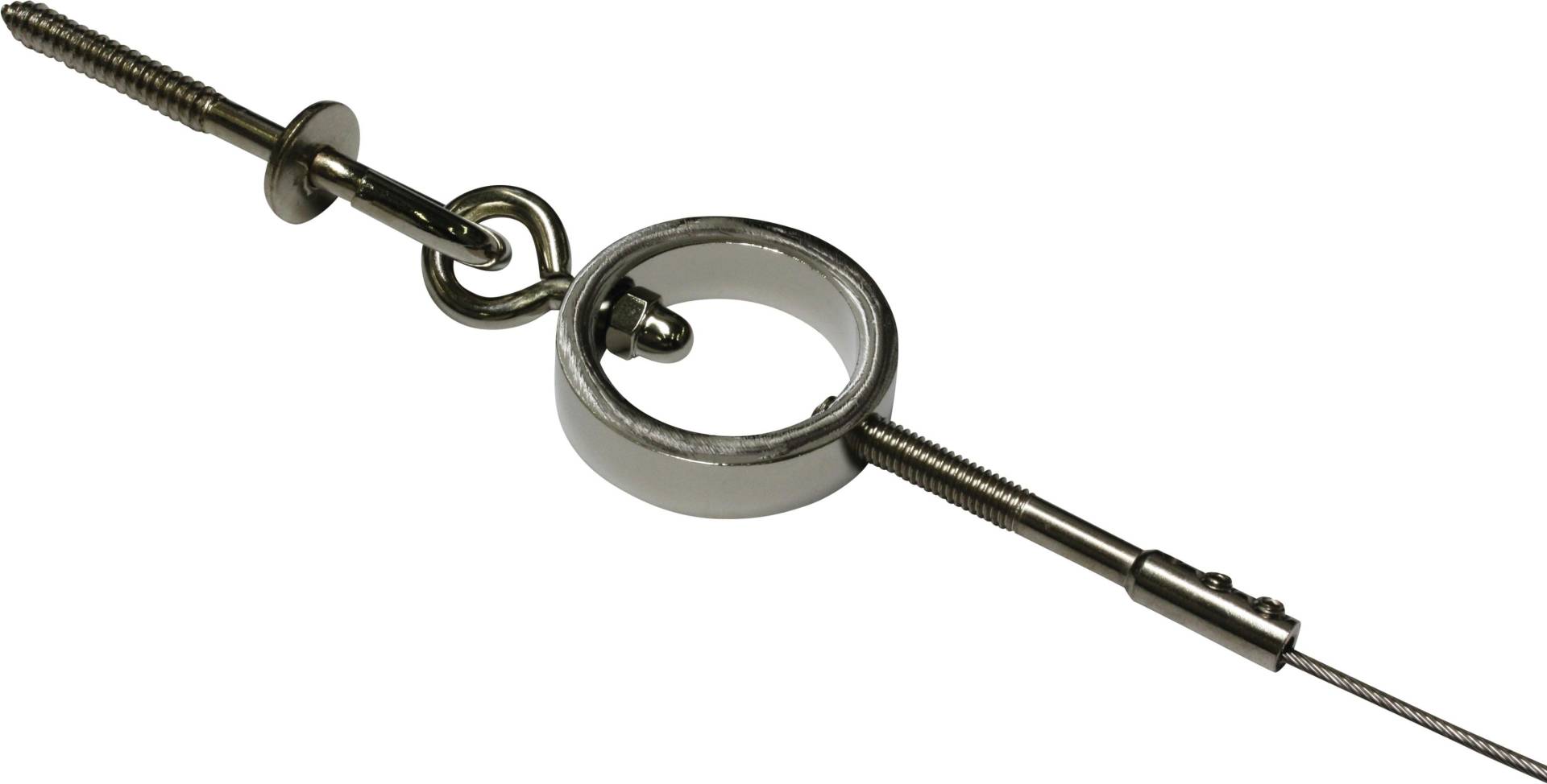 GARDINIA Seilspanngarnitur »Ring«, (1 St.), Nur auf festem Untergrund montieren von GARDINIA