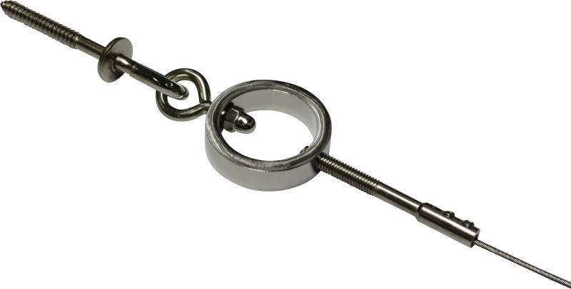 GARDINIA Seilspanngarnitur »Ring«, (1 St.), Nur auf festem Untergrund montieren von GARDINIA