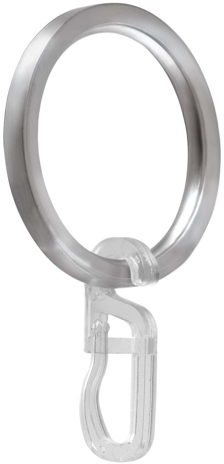GARESA Gardinenring »Ring mit Haken«, (20 St.), für Durchmesser bis 20mm, Aluminium, einfache Montage von GARESA