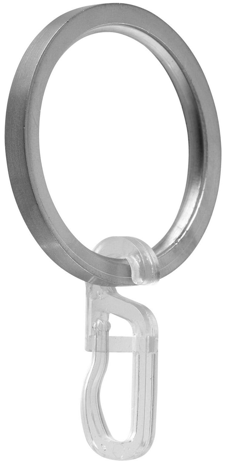 GARESA Gardinenring »Flachring mit Haken«, (20 St.), für Durchmesser bis 20mm, einfache Montage von GARESA
