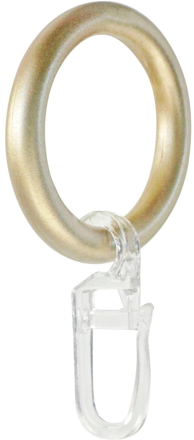 GARESA Gardinenring »Kunststoffring mit Haken«, (20 St.), für Durchmesser bis 20mm, einfache Montage von GARESA