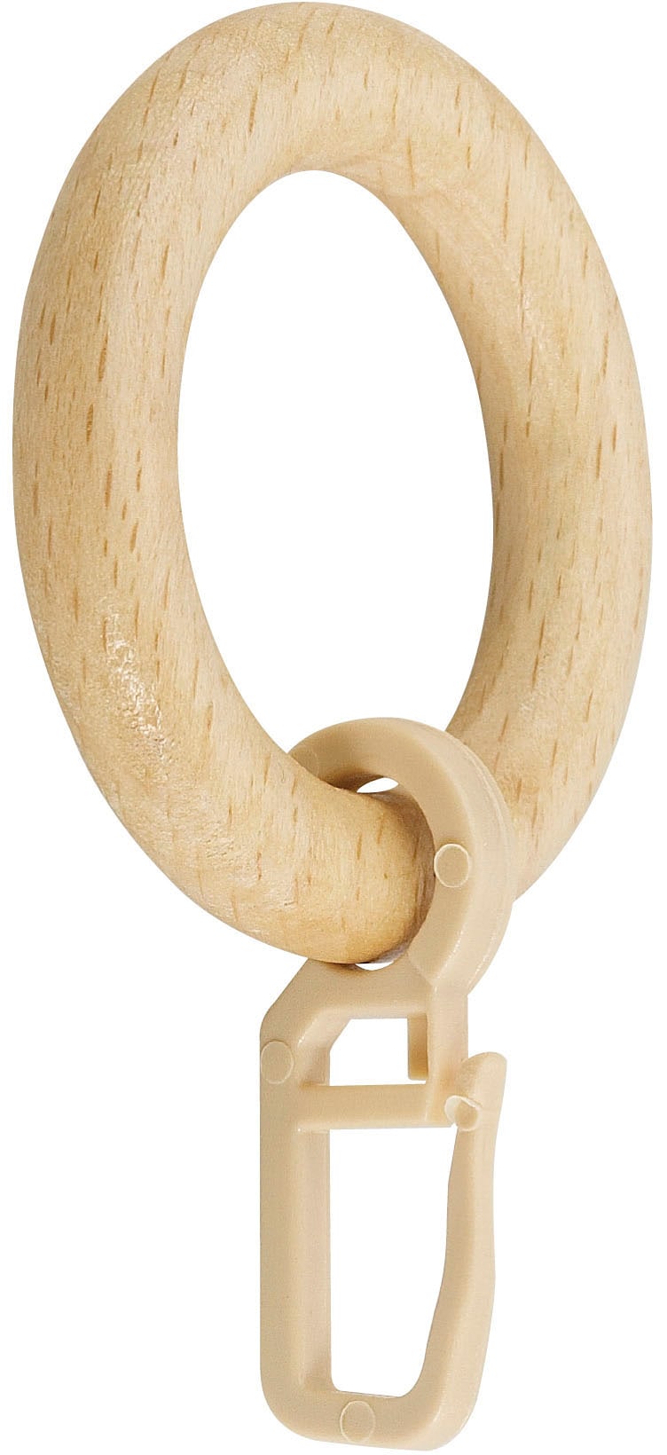 GARESA Gardinenring »Holzring mit Haken«, (20 St.) von GARESA