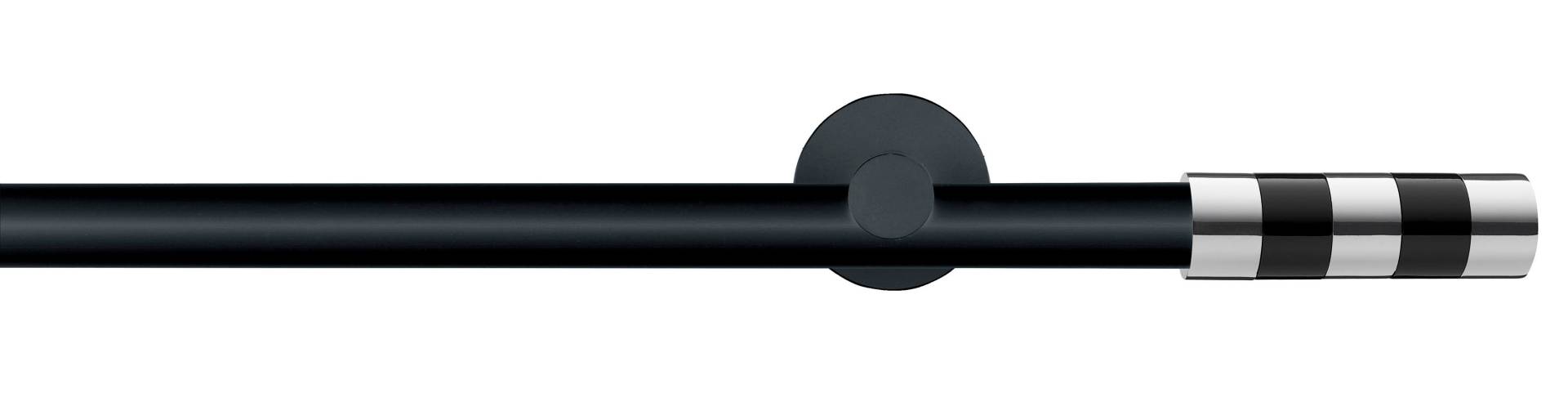 GARESA Gardinenstange »BLACK«, 2 läufig-läufig, Wunschmasslänge, Vorhanggarnitur, Innenlauf, verlängerbar, Knopf abgeschrägt 2-farbig GARESA Gardinenstange »BLACK«, 2 läufig-läufig, Wunschmasslänge, Vorhanggarnitur, Innenlauf, verlängerbar, Knopf abgeschrägt 2-farbig von GARESA