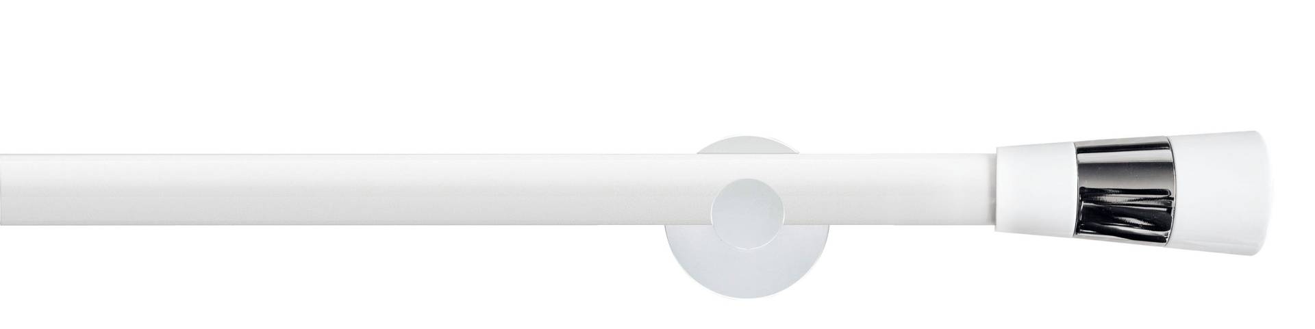 GARESA Gardinenstange »WHITE«, 1 läufig-läufig, Wunschmasslänge, Vorhanggarnitur, verlängerbar, Wandmontage, Endknopf 2-farbig GARESA Gardinenstange »WHITE«, 1 läufig-läufig, Wunschmasslänge, Vorhanggarnitur, verlängerbar, Wandmontage, Endknopf 2-farbig von GARESA