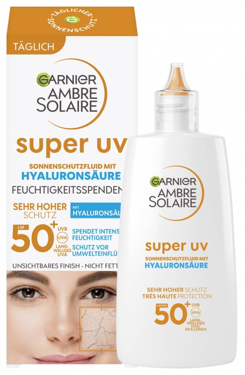 Ambre Solaire - Sensitive expert+ UV-Schutz Gesicht Fluid LSF50+ von GARNIER
