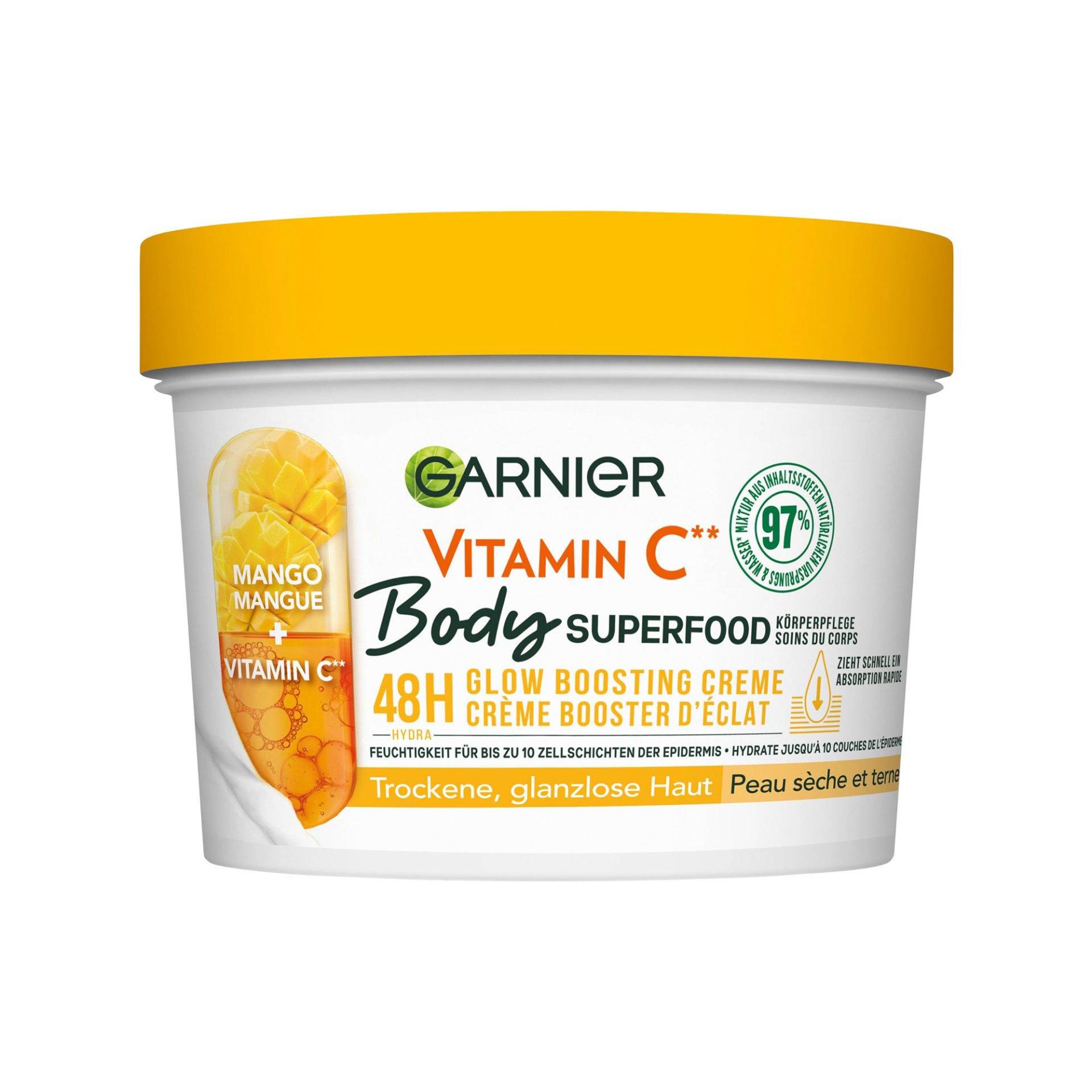 Body Superfood Mango Vitamin C Körperpflege Damen  380ml von GARNIER