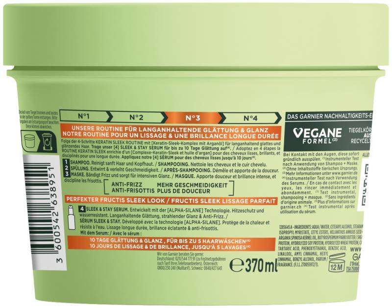 Fructis - Fructis Keratin Sleek Maske von GARNIER