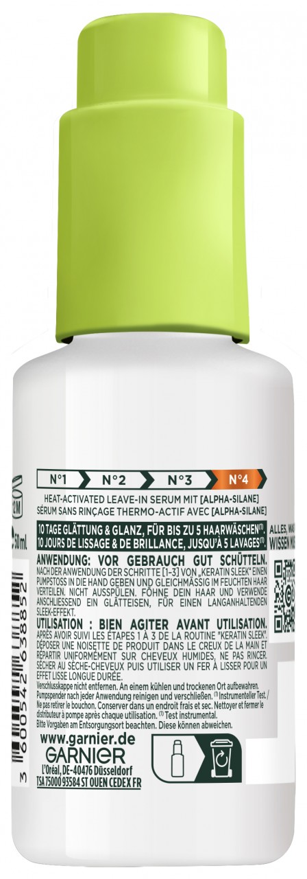 Fructis - Fructis Sleek & Stay Heat-activated Serum von GARNIER