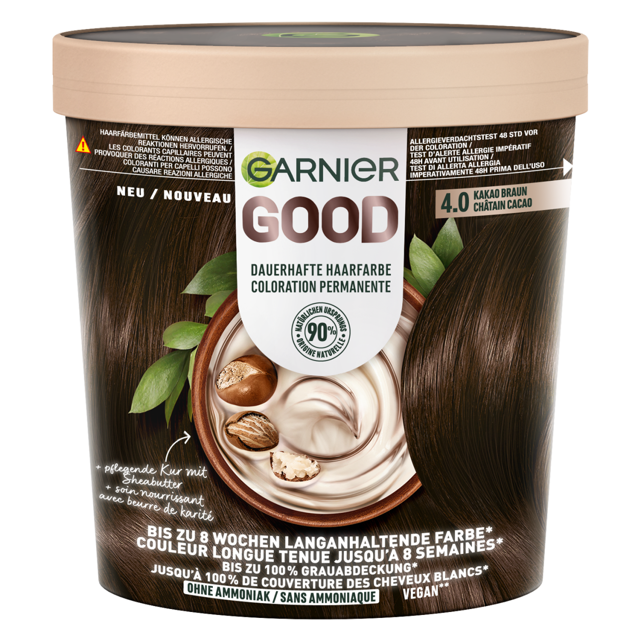 Good Color - Dauerhafte Haarfarbe 4.0 Kakao Braun von GARNIER