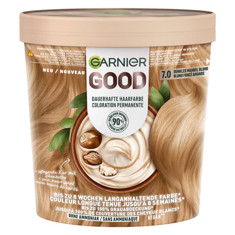 Good Color - Dauerhafte Haarfarbe 7.0 Dunkles Mandel Blond von GARNIER