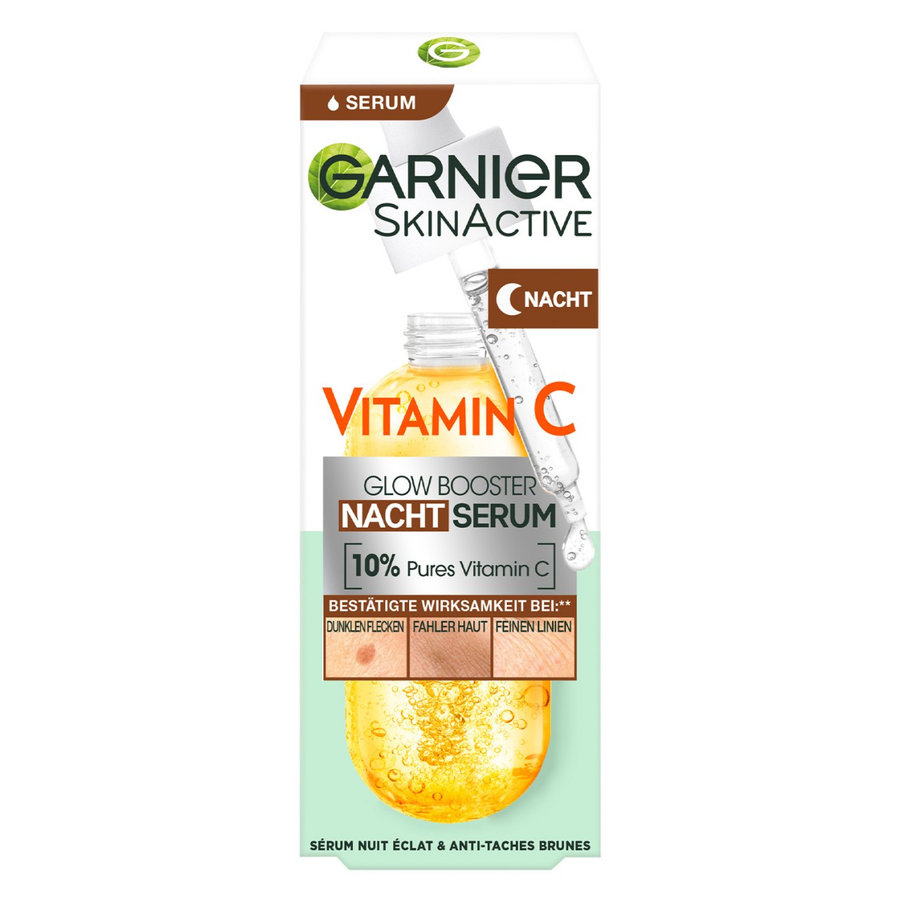 Skinactive Face - Vitamin C Glow Booster Serum Night von GARNIER