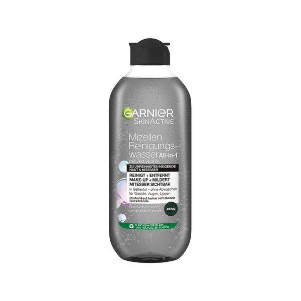 Skinactive Mizellen-reinigungswasser Mit Aktivkohle Und Salicylsäure Gegen Unreinheiten Und Mitesser Damen  400ml von GARNIER