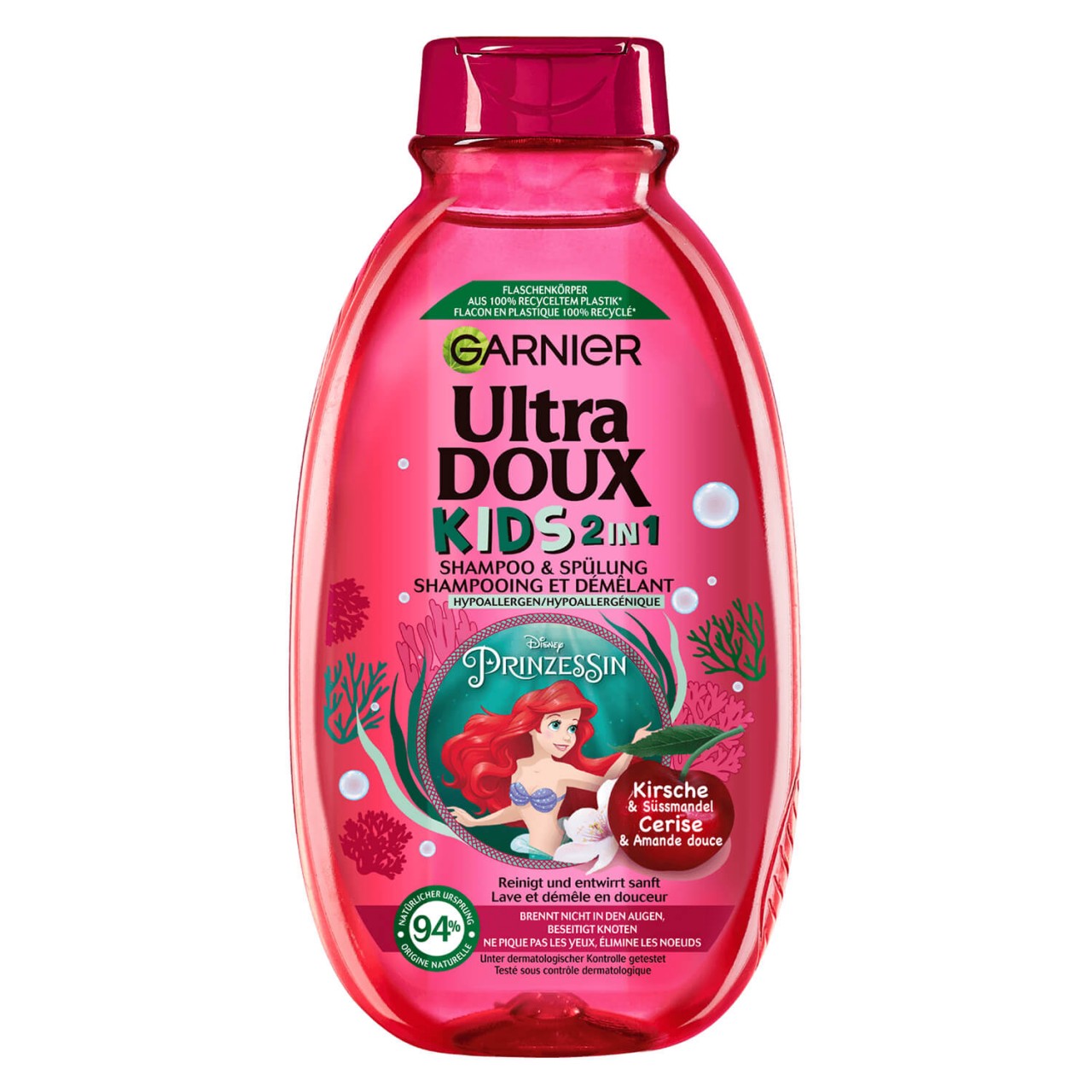 Ultra Doux Haircare - Kids 2in1 Shampoo & Spülung Kirsche & Süssmandel von GARNIER