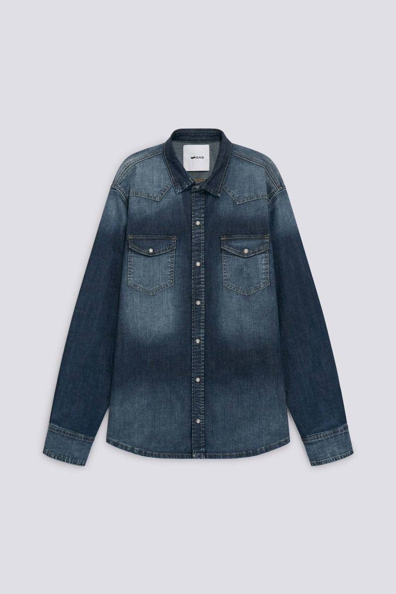 GAS Jeanshemd »Gas Jeanshemd Kant New« von GAS