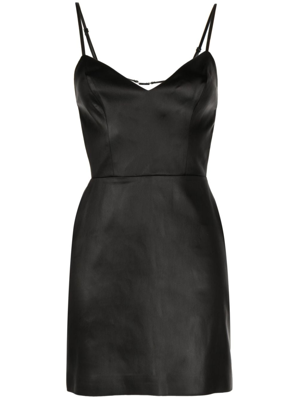 GAUGE81 Ennis faux-leather mini dress - Black von GAUGE81