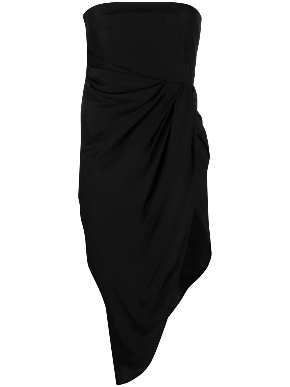 GAUGE81 Lica gathered-detail dress - Black von GAUGE81