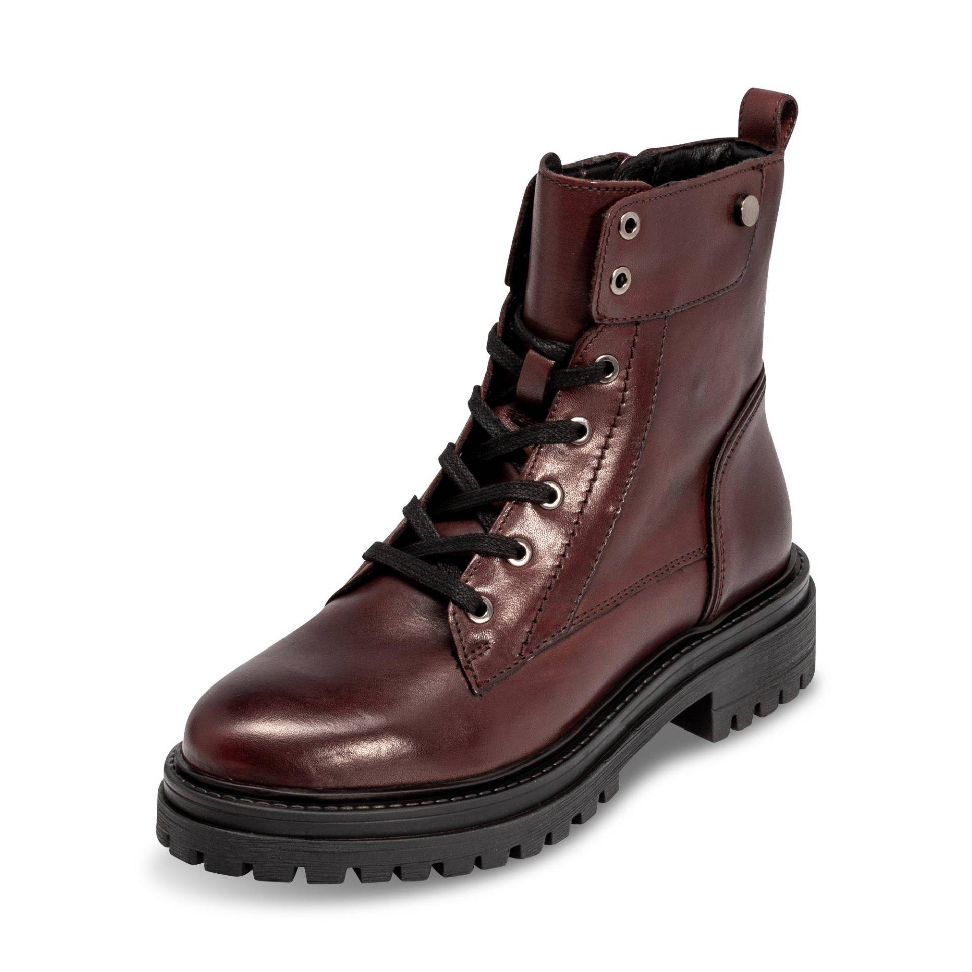 Schnürstiefelette Damen Bordeaux 38 von GEOX