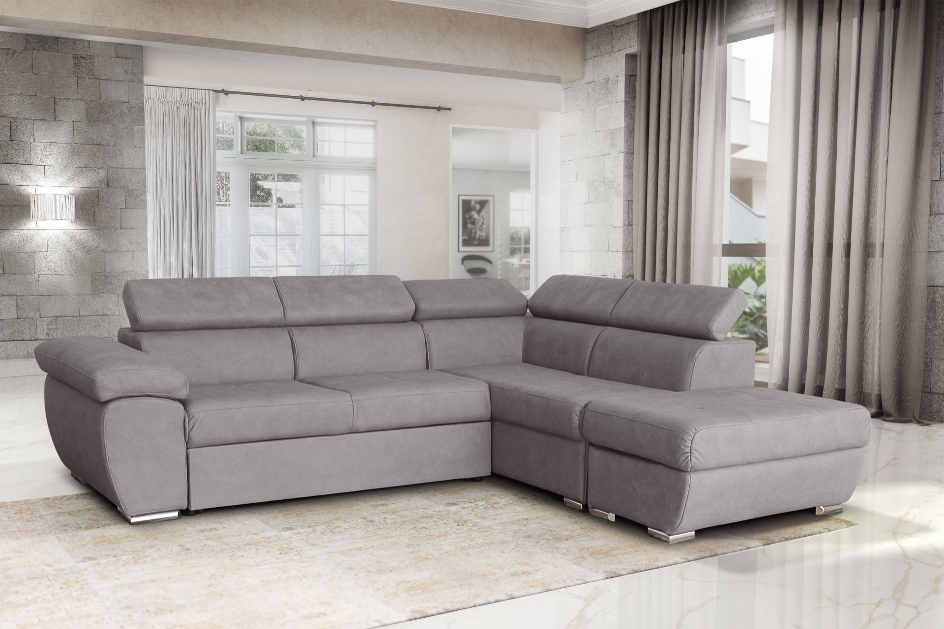 GEPADE Ecksofa »Fina, L-Form«, mit Schlaffunktion, verstellbaren Kopfstützen und Stauraum GEPADE Ecksofa »Fina, L-Form«, mit Schlaffunktion, verstellbaren Kopfstützen und Stauraum von GEPADE