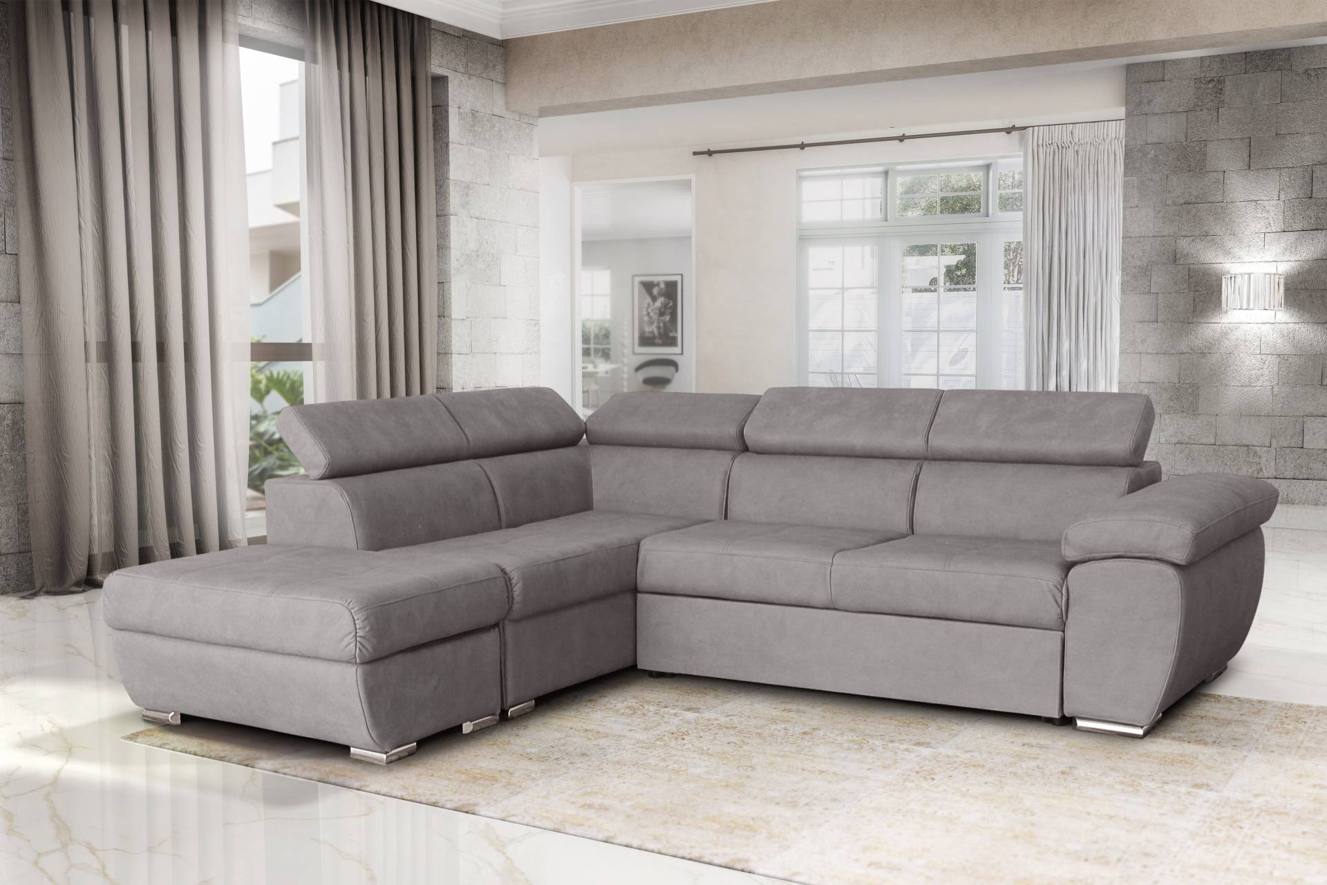 GEPADE Ecksofa »Fina, L-Form«, mit Schlaffunktion, verstellbaren Kopfstützen und Stauraum GEPADE Ecksofa »Fina, L-Form«, mit Schlaffunktion, verstellbaren Kopfstützen und Stauraum von GEPADE