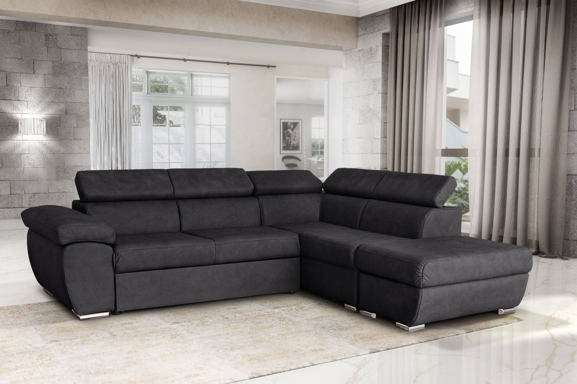 GEPADE Ecksofa »Fina, L-Form«, mit Schlaffunktion, verstellbaren Kopfstützen und Stauraum GEPADE Ecksofa »Fina, L-Form«, mit Schlaffunktion, verstellbaren Kopfstützen und Stauraum von GEPADE