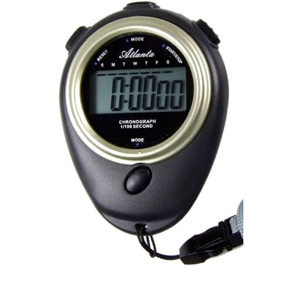 ATLANTA LCD Handstoppuhr mit Uhr von GERMAN CLOCKS