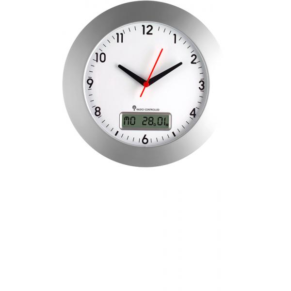 TFA Digi-Analog, Funkwanduhr mit Datum + Wochentag von GERMAN CLOCKS