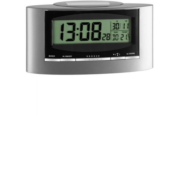 TFA Thermo-Date LCD Solar Funkwecker Temperaturanzeige von GERMAN CLOCKS