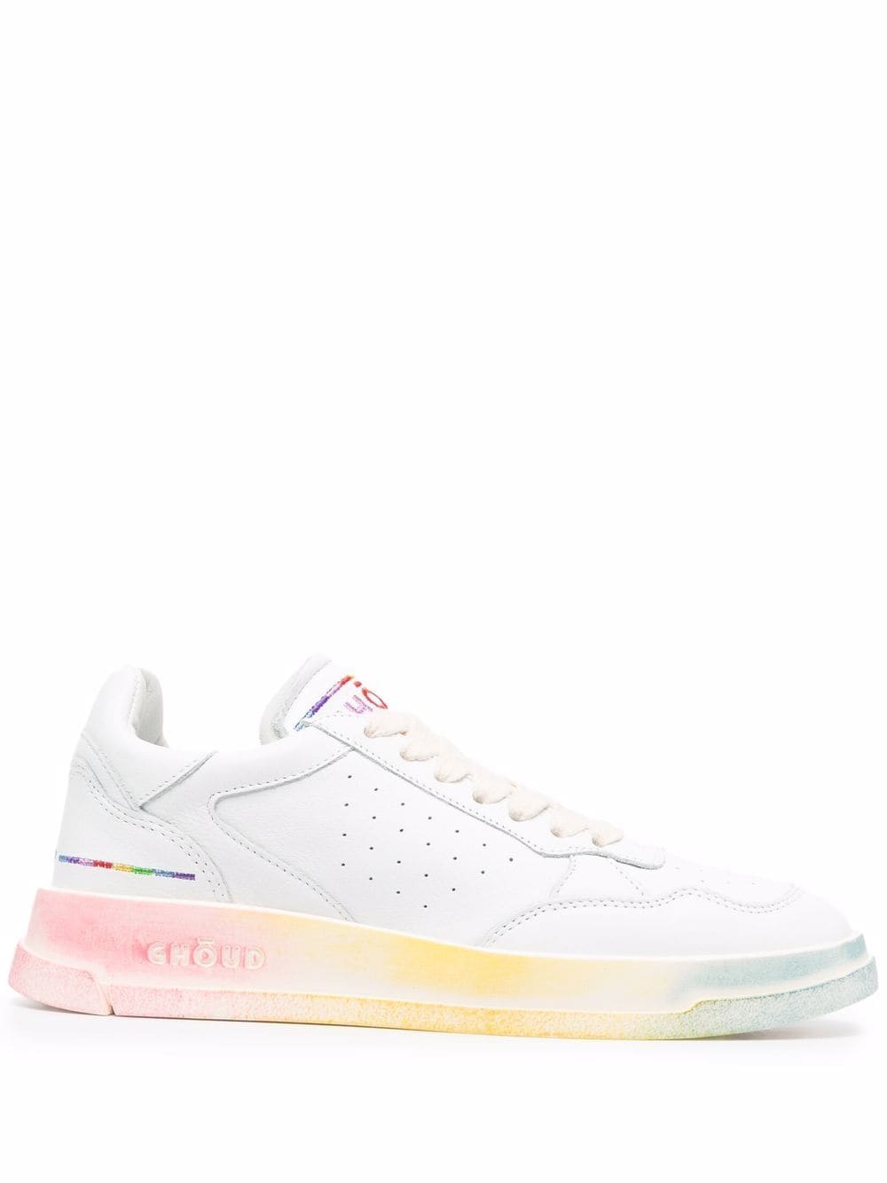 GHŌUD Tweener rainbow low-top sneakers - White von GHŌUD