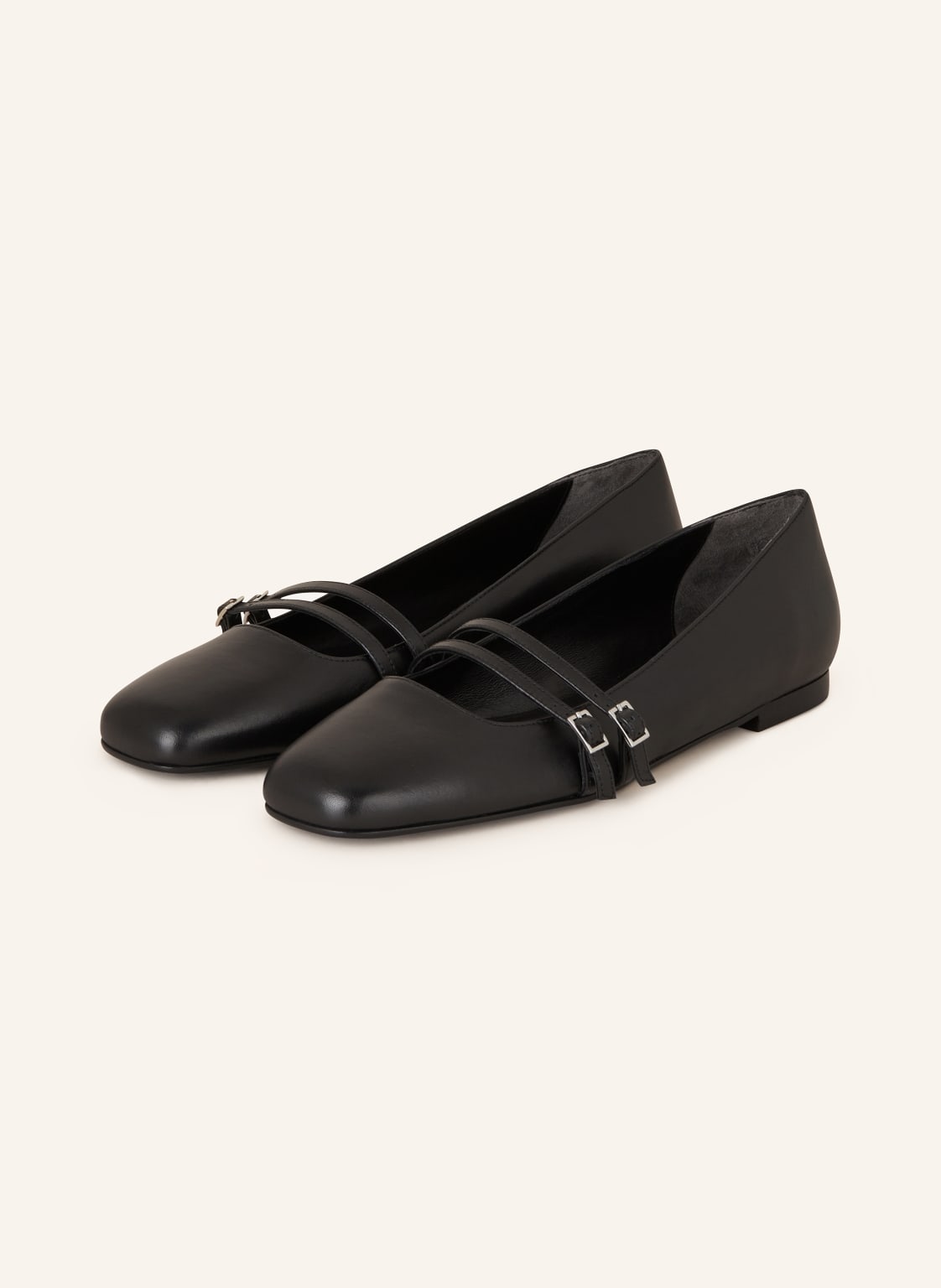 Gia Borghini Ballerinas Felice schwarz von GIA BORGHINI