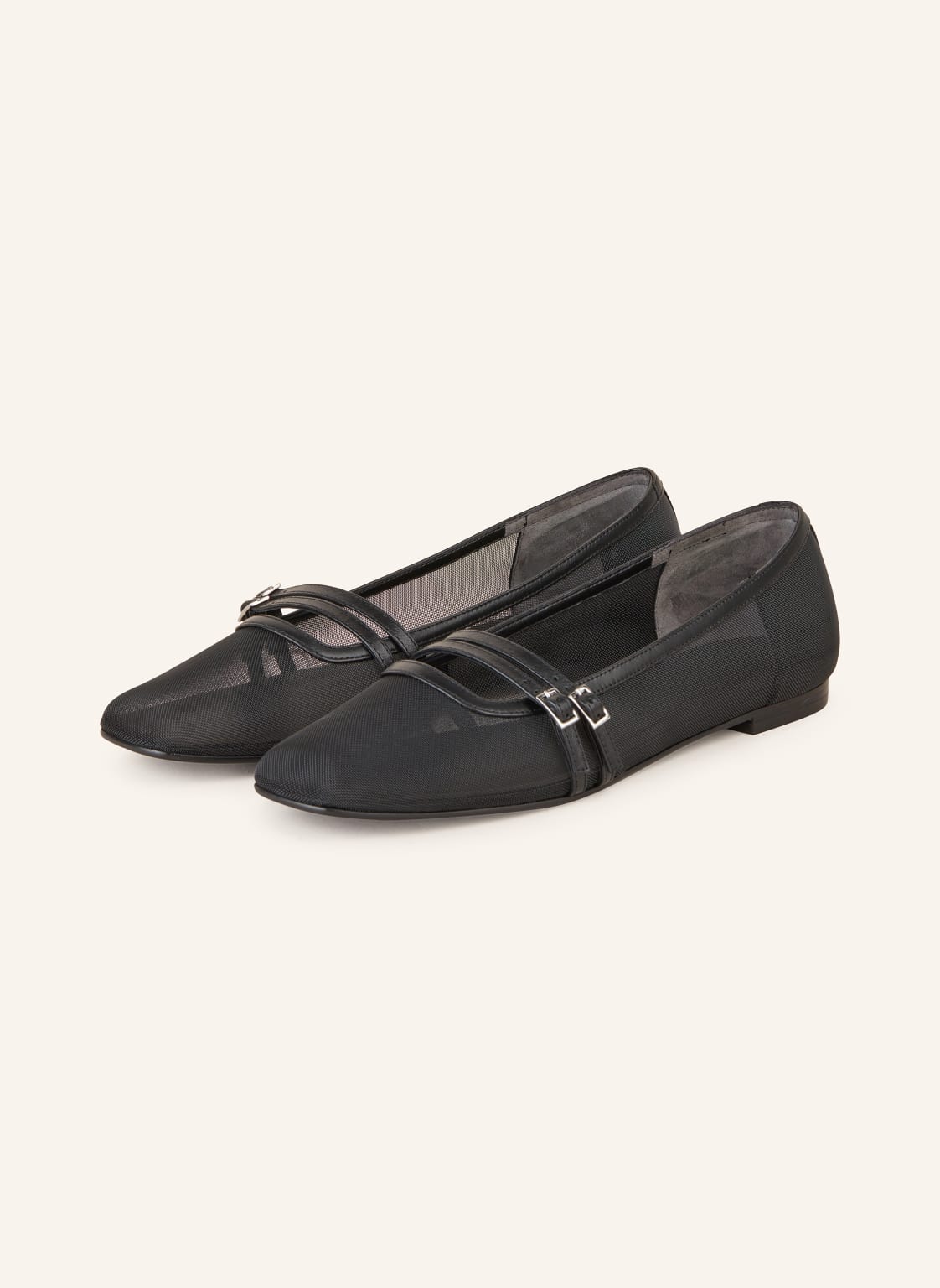 Gia Borghini Ballerinas Felice schwarz von GIA BORGHINI