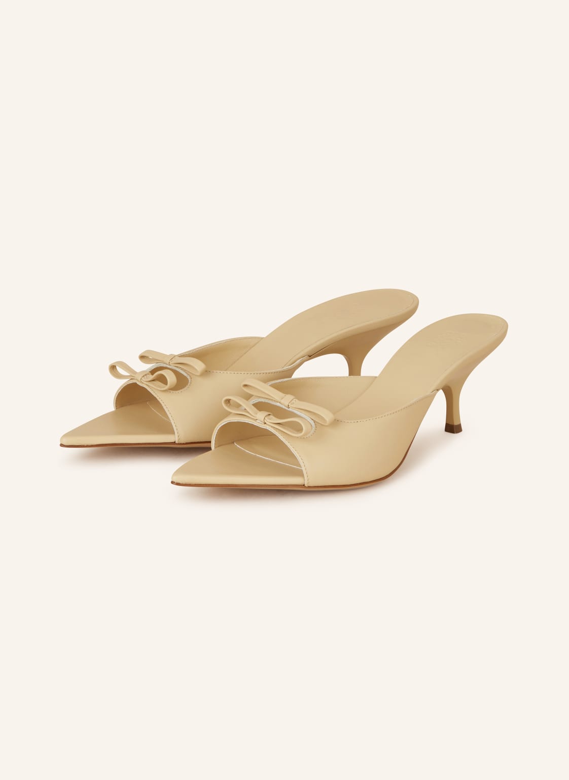 Gia Borghini Mules Blanche beige von GIA BORGHINI