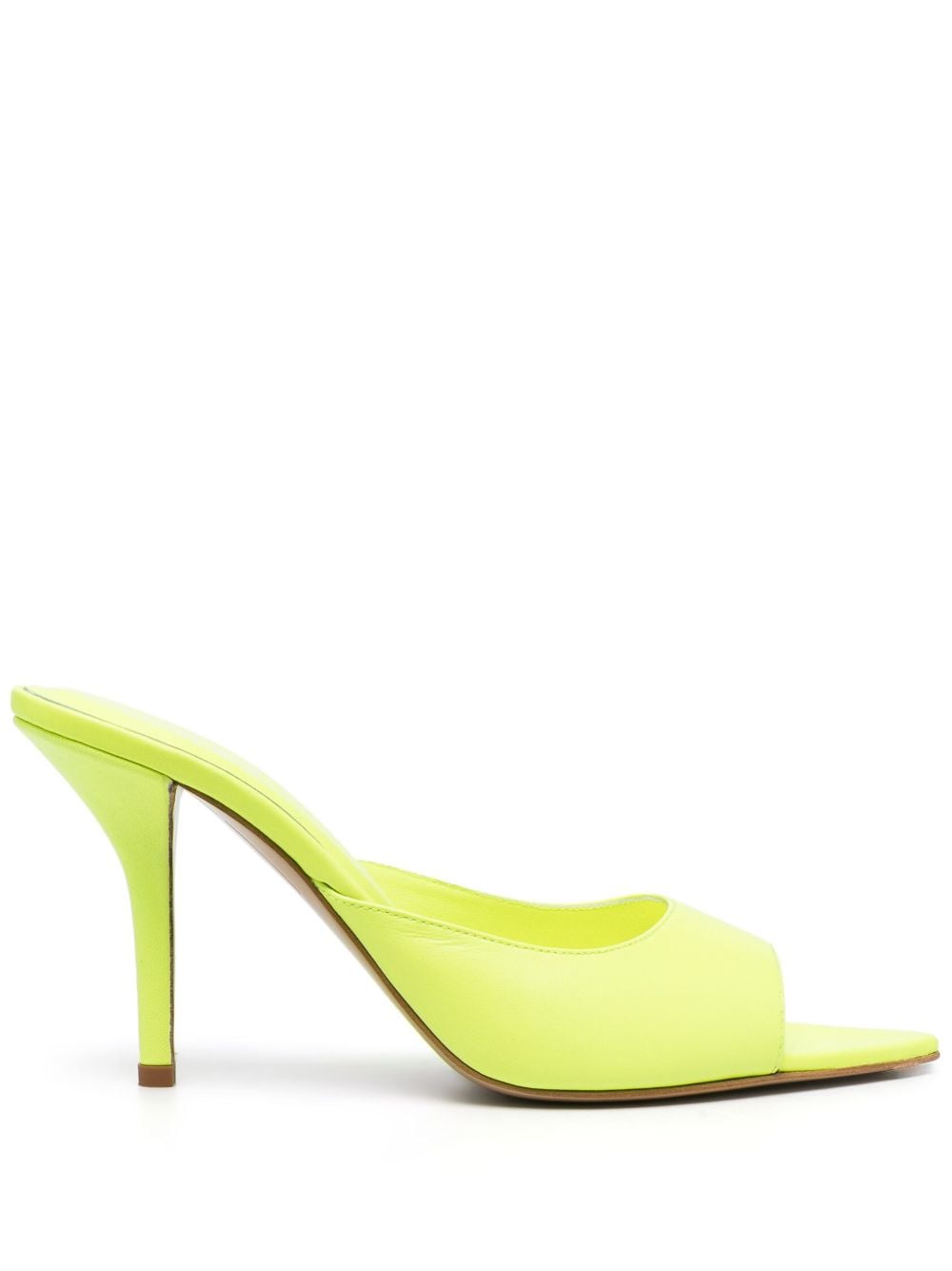 GIABORGHINI Perni 04 90mm stiletto mules - Yellow von GIABORGHINI