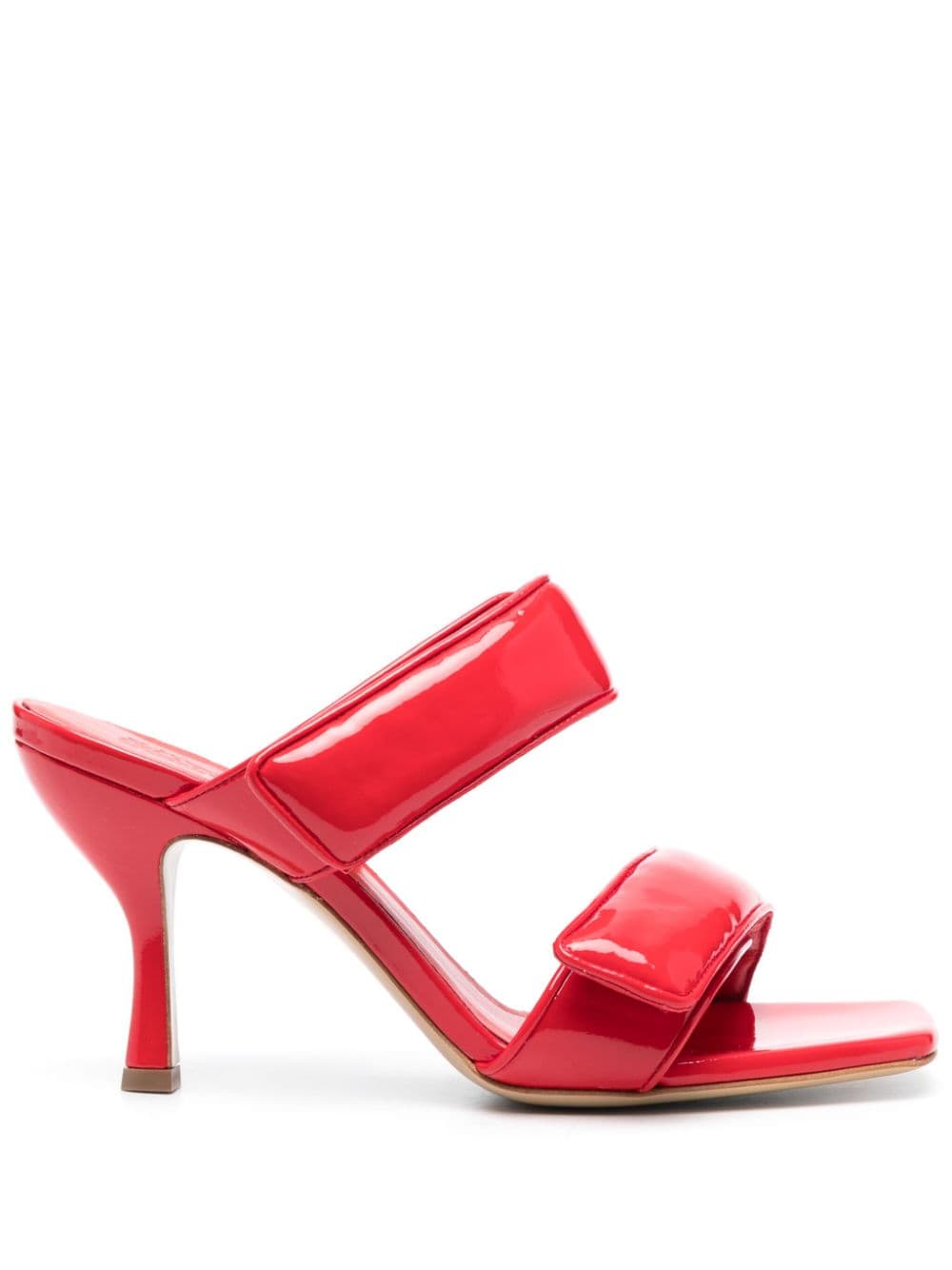 GIABORGHINI Perni 80mm double-strap sandals - Red von GIABORGHINI