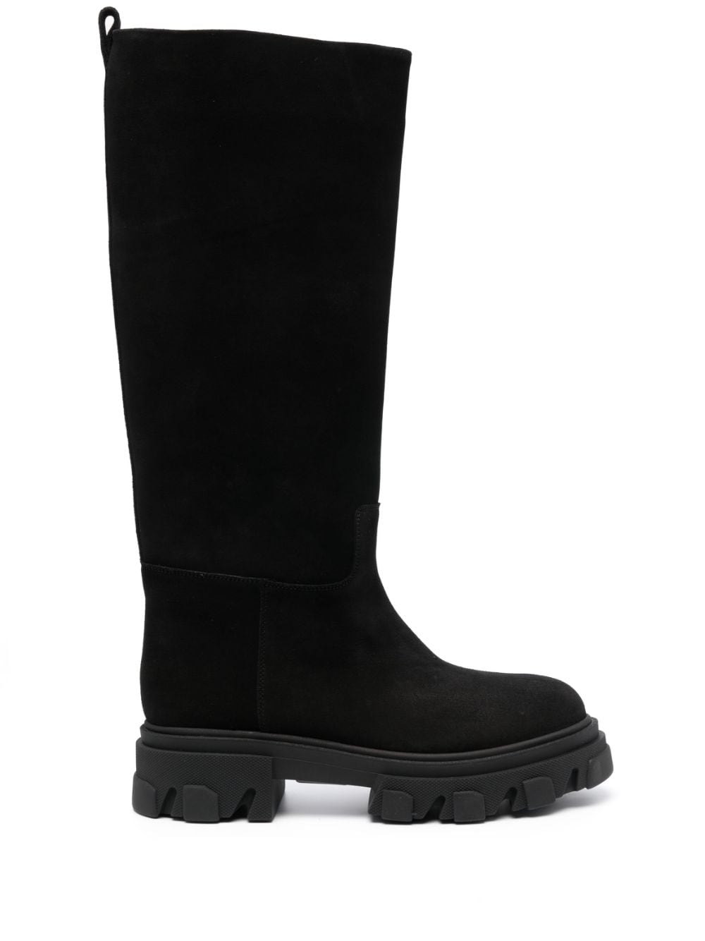 GIABORGHINI chunky-sole suede boots - Black von GIABORGHINI