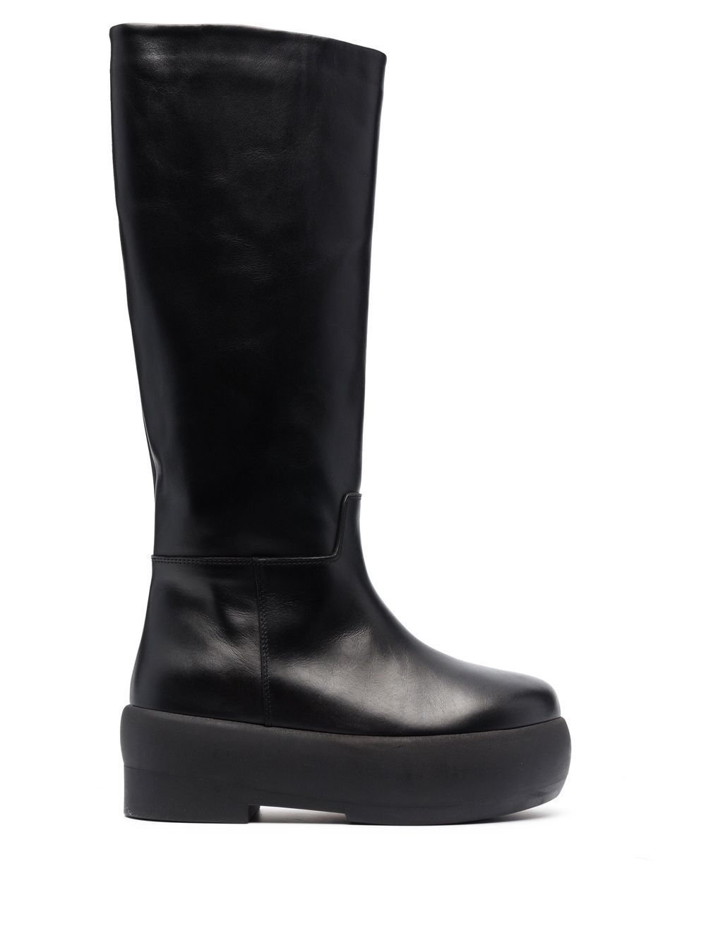 GIABORGHINI knee-length platform 70mm boots - Black von GIABORGHINI