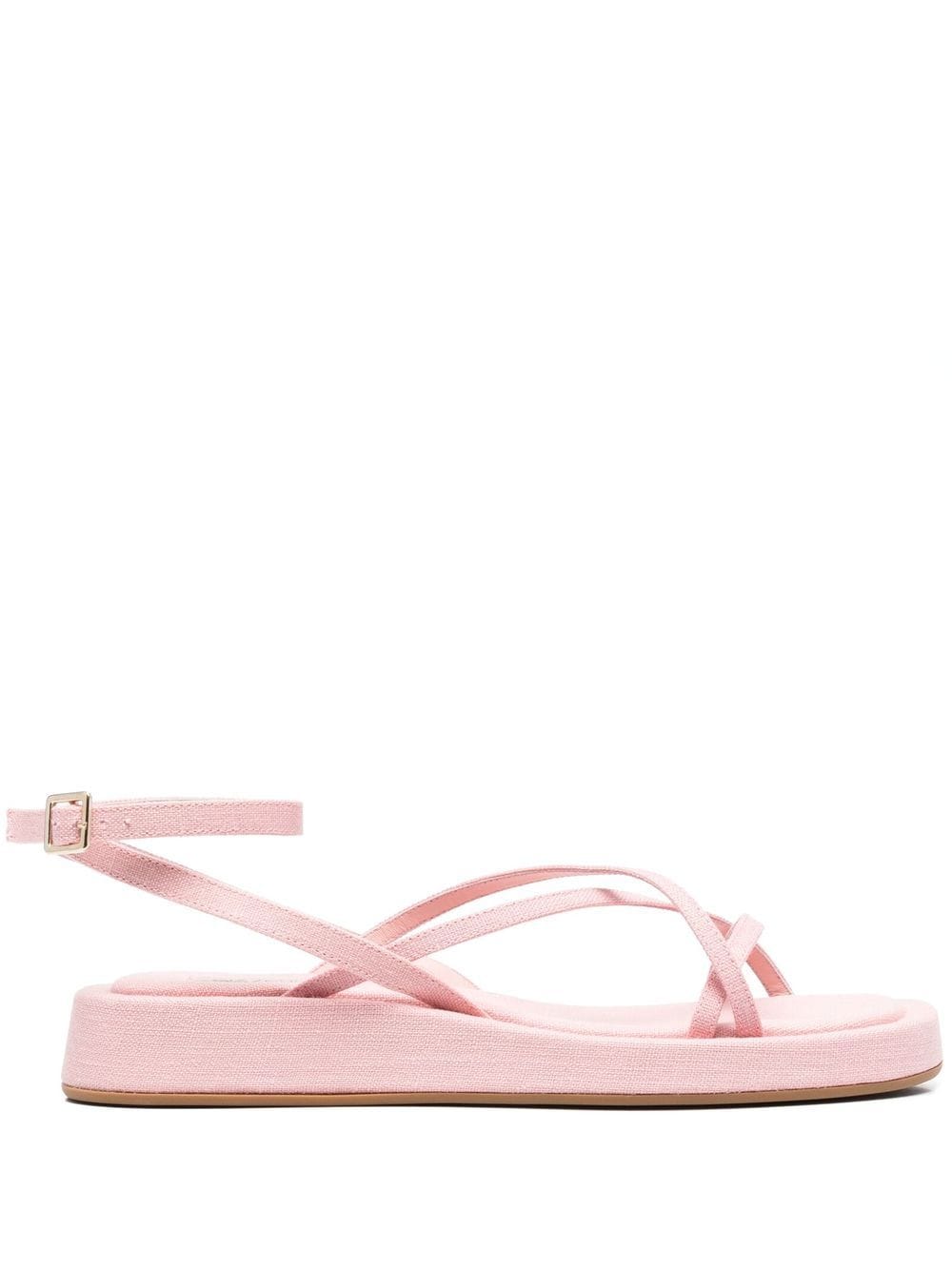 GIABORGHINI multi-way strap flatform sandals - Pink von GIABORGHINI